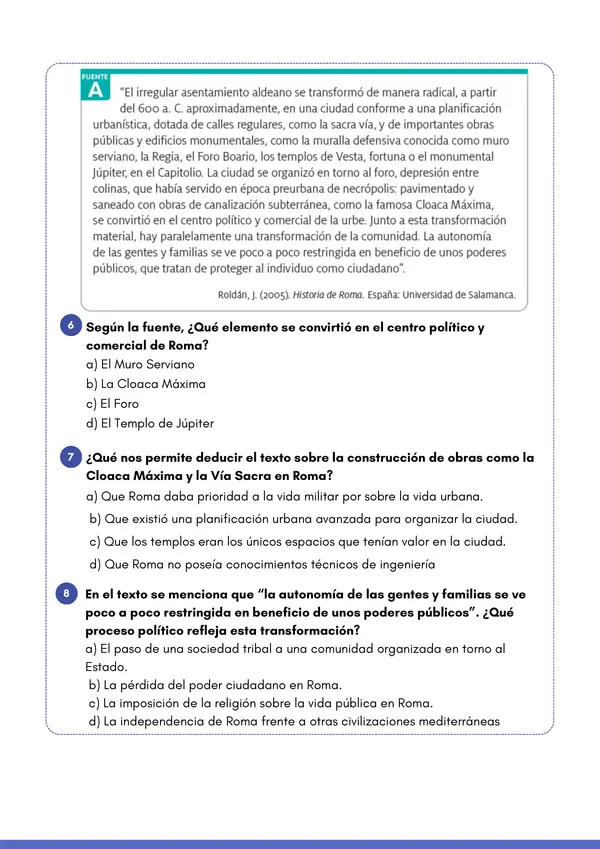 Ensayo SIMCE N°2 Historia ,Geografía y Cs. Sociales 8°- 2025