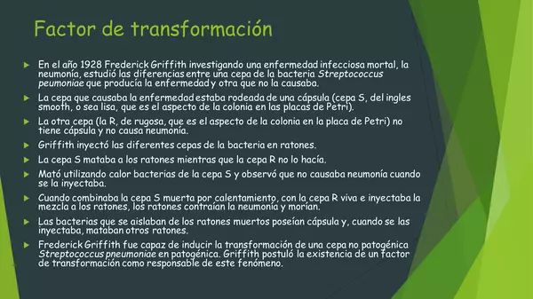 PRESENTACION HISTORIA DEL ADN, CUARTO MEDIO , BIOLOGIA