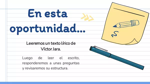 PPT Victor Jara / Género lírico
