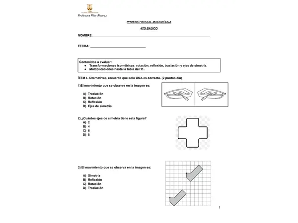 4°Básico: Matemática