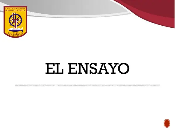 El ensayo 
