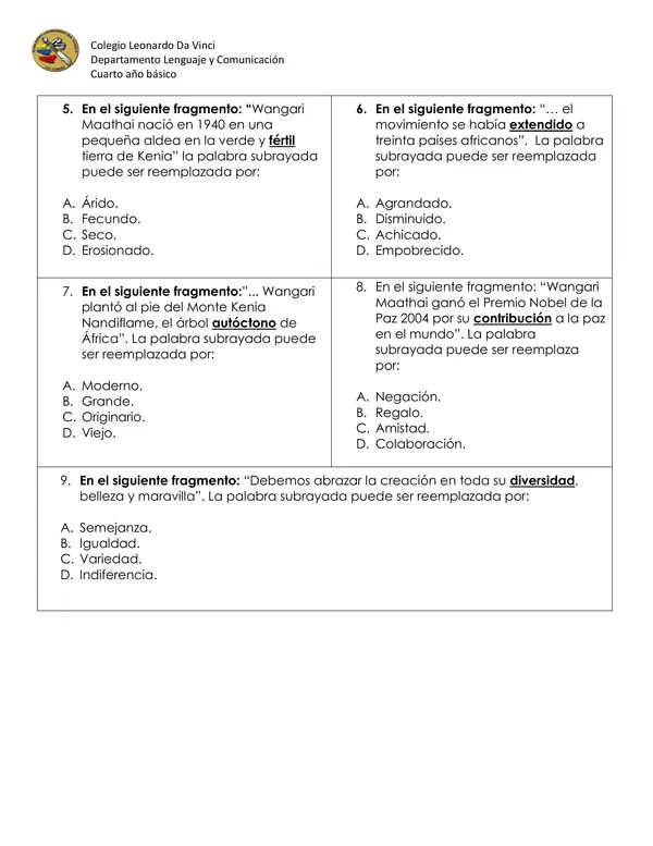 ¡Nuevo! Pack N°2 SIMCE lectura 4° básico