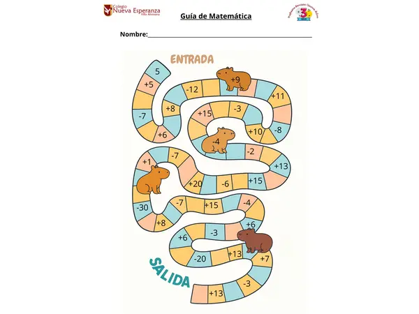 Tablero Matemática
