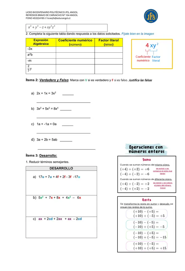 Evaluación sumativa
