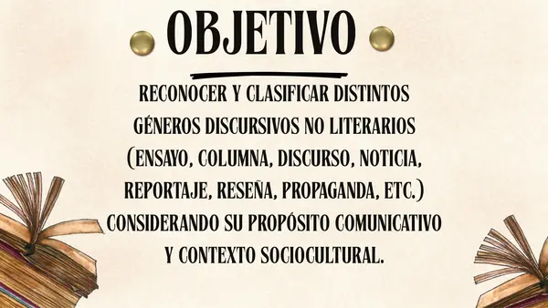 géneros discursivos ideal para 3° medio.