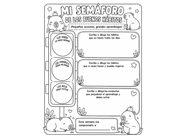 Semáforo de los buenos hábitos