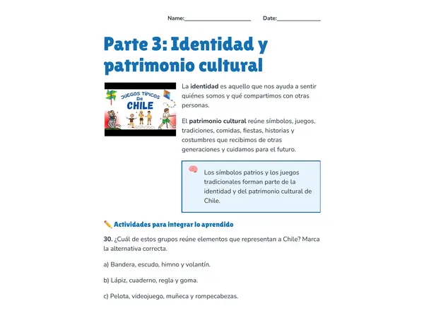 IDENTIDAD Y PATRIMONIO CULTURAL
