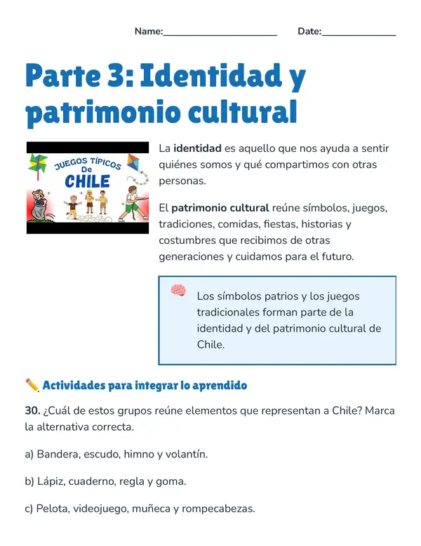 IDENTIDAD Y PATRIMONIO CULTURAL