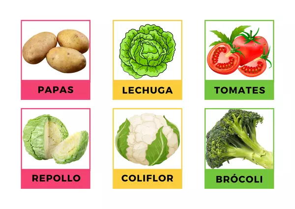 Memorice de verduras