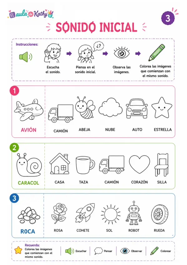 CUADERNILLO 1: CONCIENCIA FONOLÓGICA