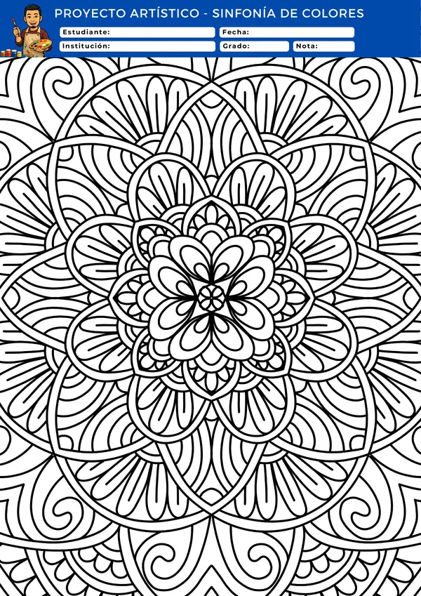 Sinfonía de Colores - Mandalas
