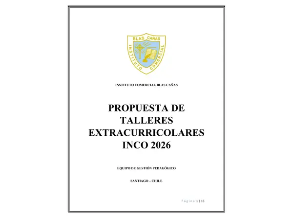 propuesta de talleres
