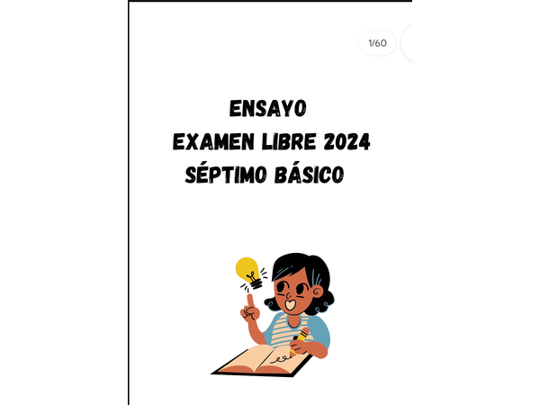 Ensayo 7mo básico exámenes libres 