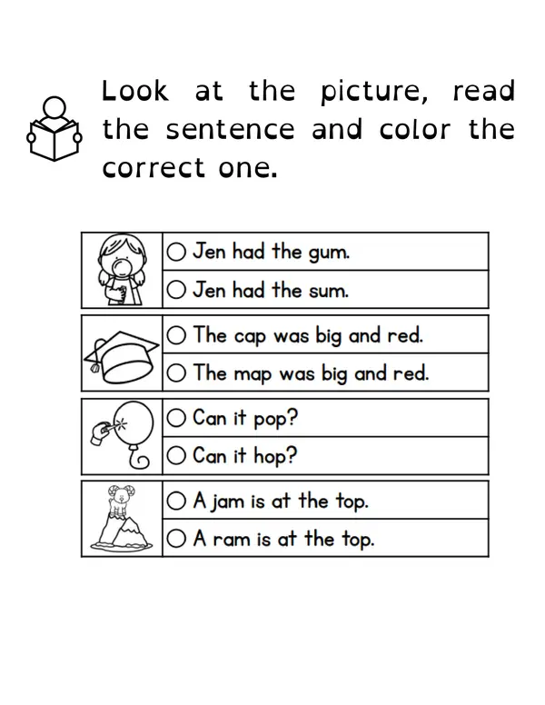 English Booklet 1st Grade
