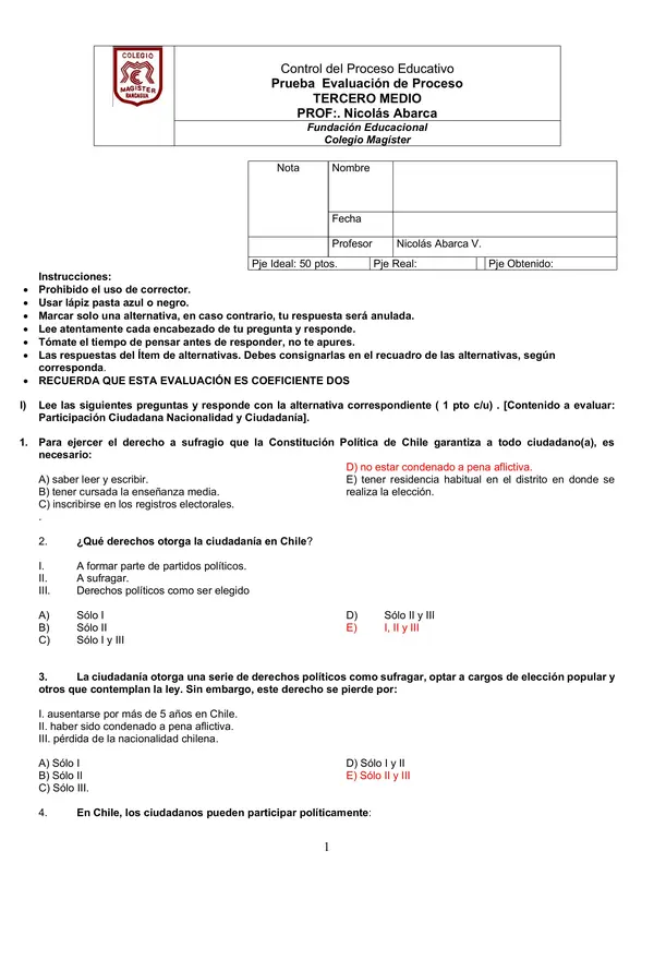 Prueba de nacionalidad-ciudadanía