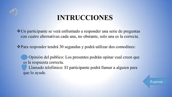 Juego tipo “¿Quién quiere ser millonario?” | Trivia sobre Medios de Comunicación – PowerPoint