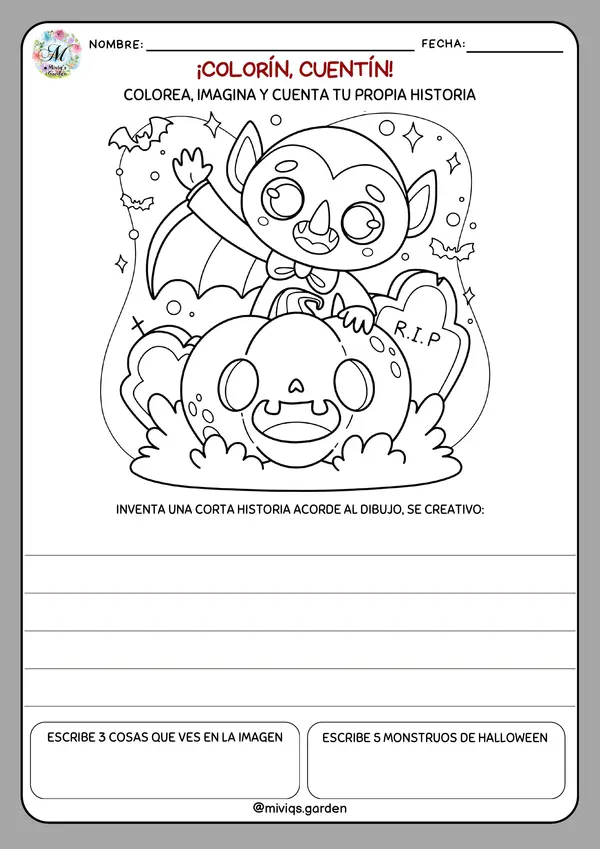 Colorin Cuentin (20 páginas de Halloween)