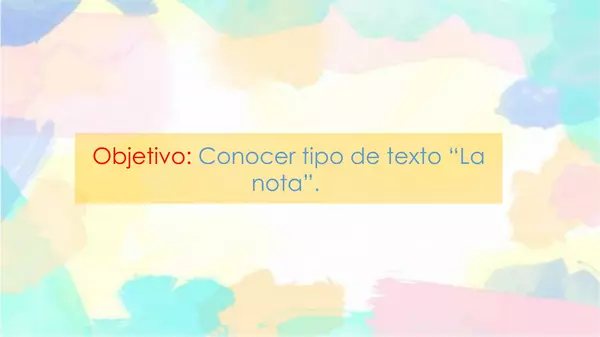Tipo de Texto "La Nota"