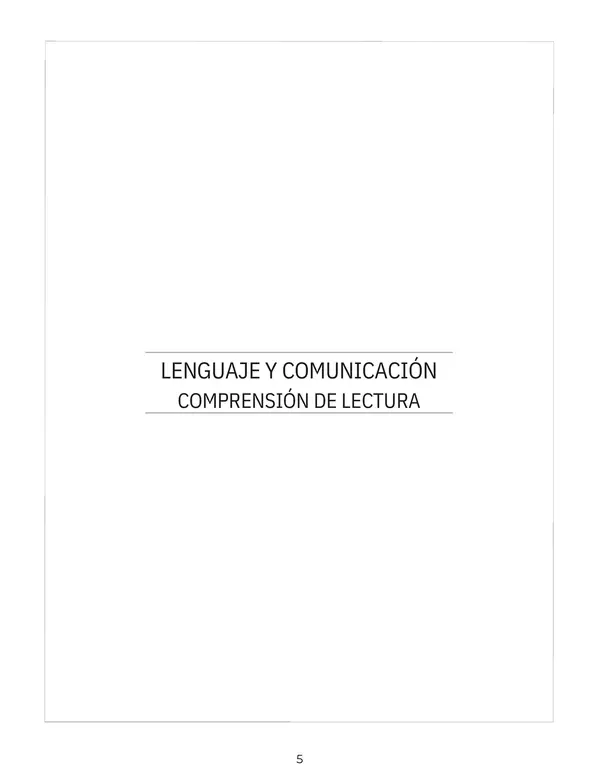 Ensayo SIMCE - Lenguaje 4to básico N° 5 - Con textos de SIMCES anteriores