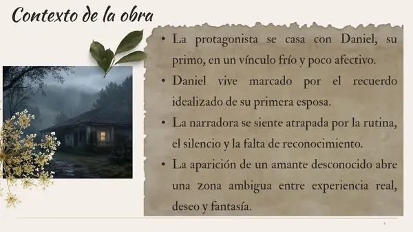 Contextualización libro "La última niebla"
