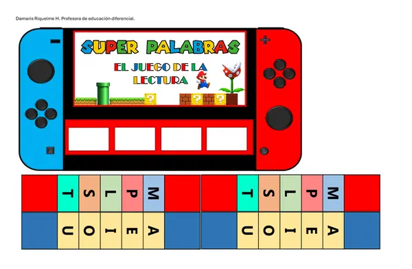 SUPER PALABRAS "EL JUEGO DE LA LECTURA"