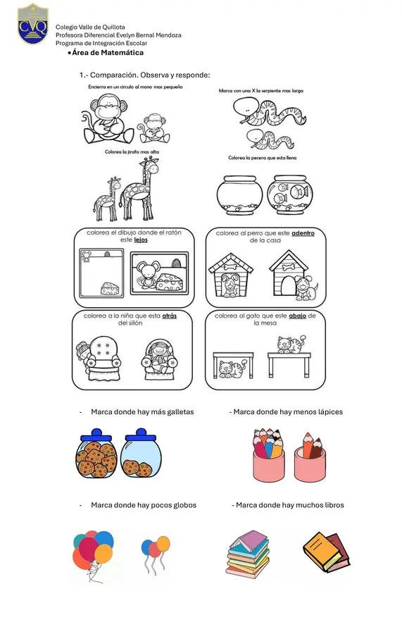 Evaluación Informal conceptos generales