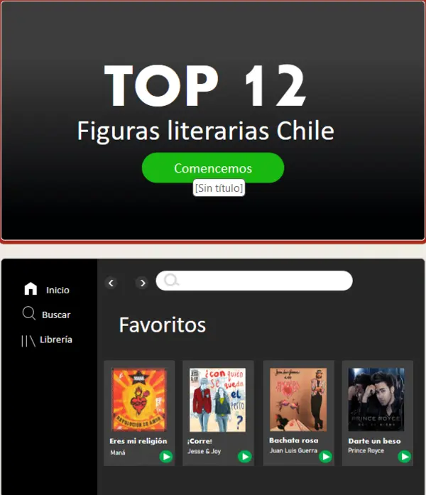 Figuras literarias en canciones
