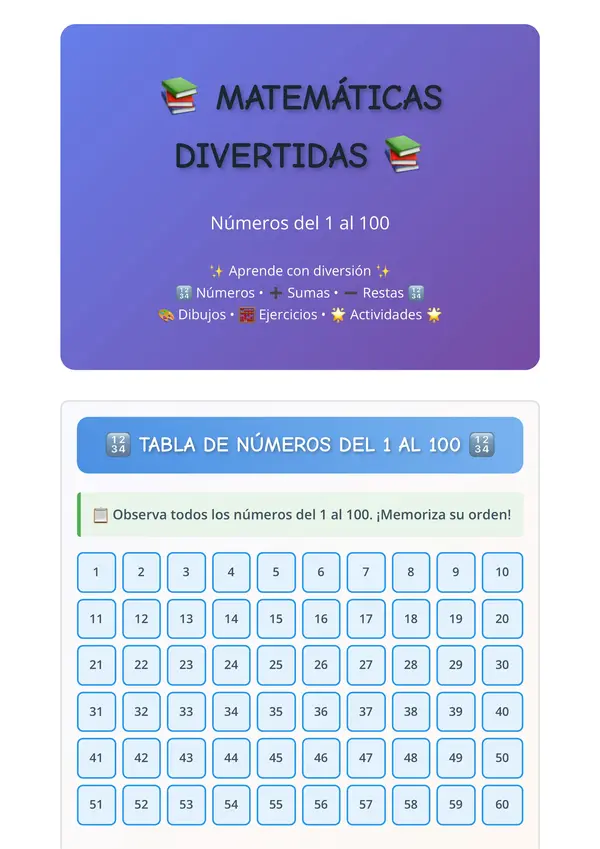 matemáticas divertidas 