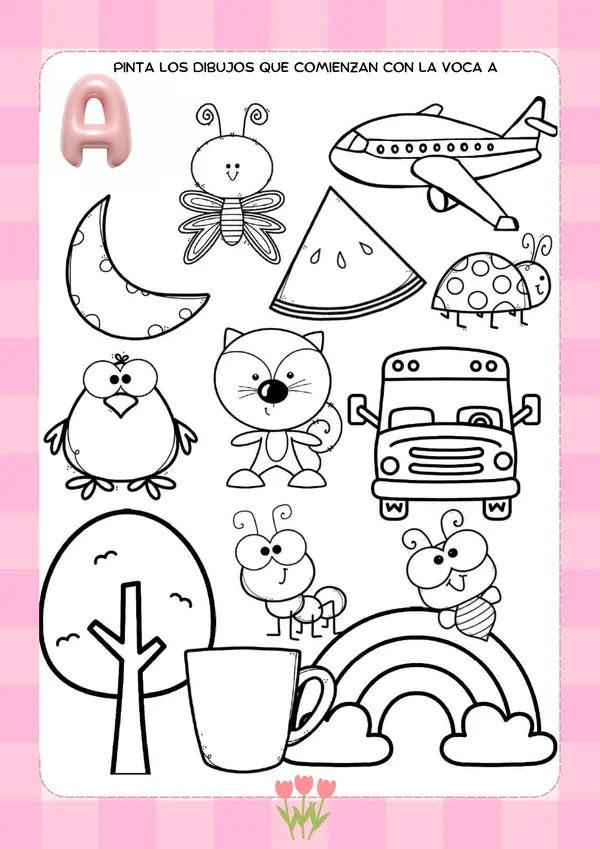 CUADERNILLO DE VOCALES CUTE