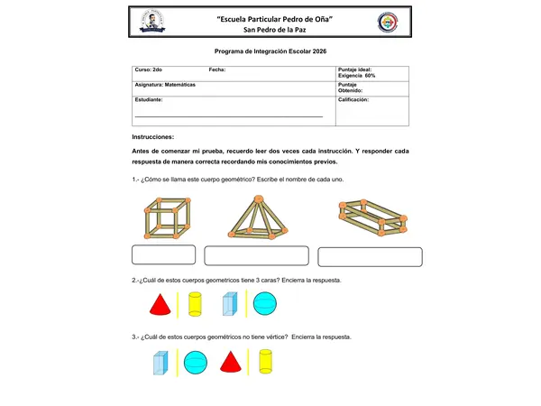 PRUEBA CUERPOS GEOMETRICOS 