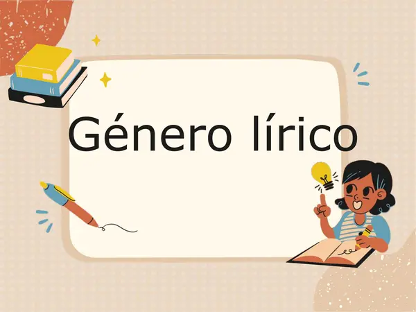 Género lírico: características y constituyentes de fondo