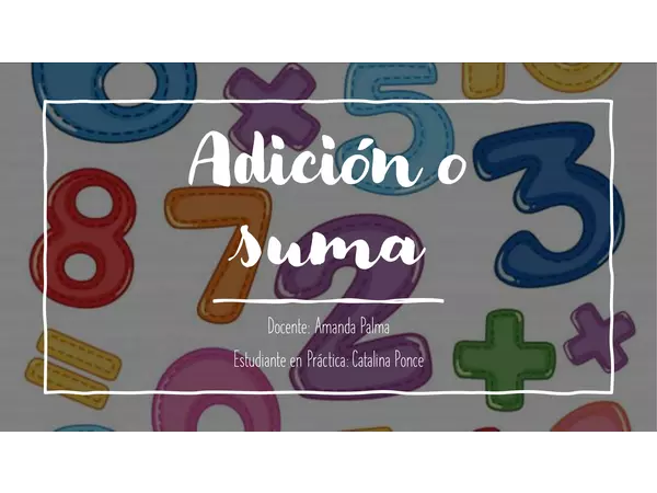Adición o suma