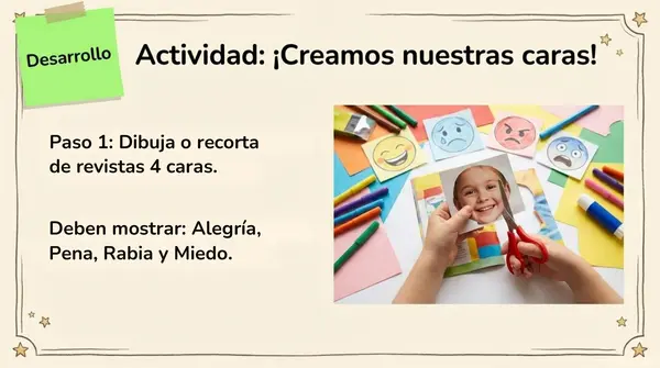 Clase 1 Actividad 1 Unidad 2 "Identificar Emociones" 2° Básico