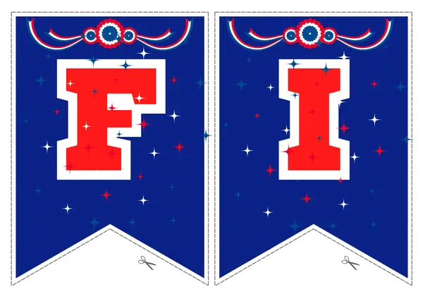 Banderín de fiestas patrias