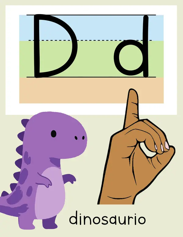 Abecedario de animales imprenta + LSCH