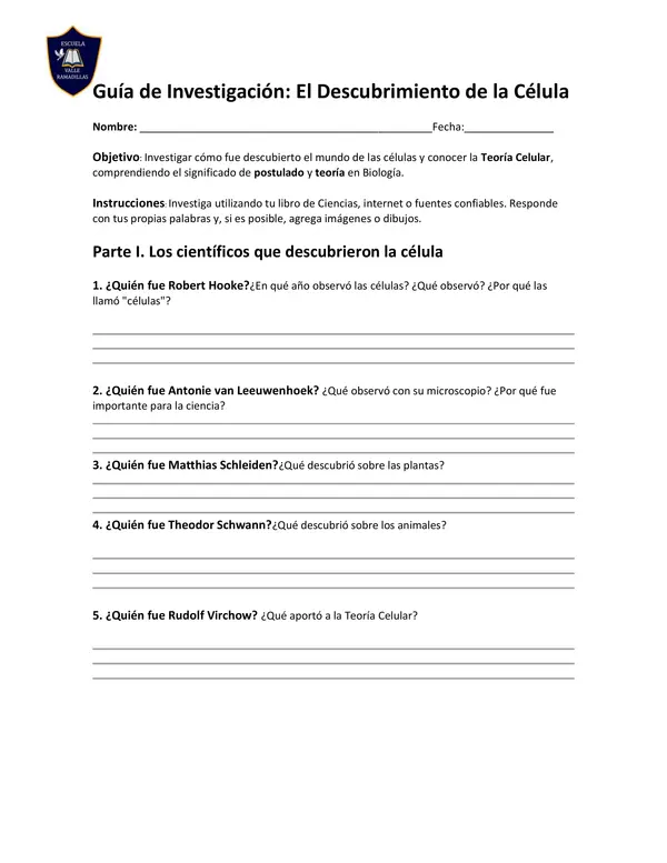 autores de la teoria celular