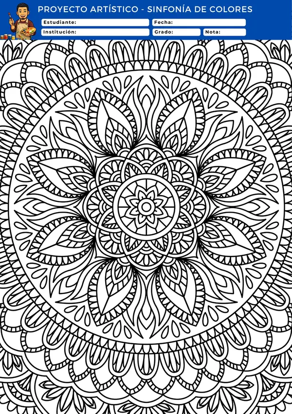 Sinfonía de Colores - Mandalas
