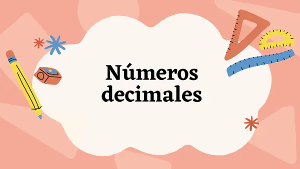 Cálculo de operatoria con números decimales