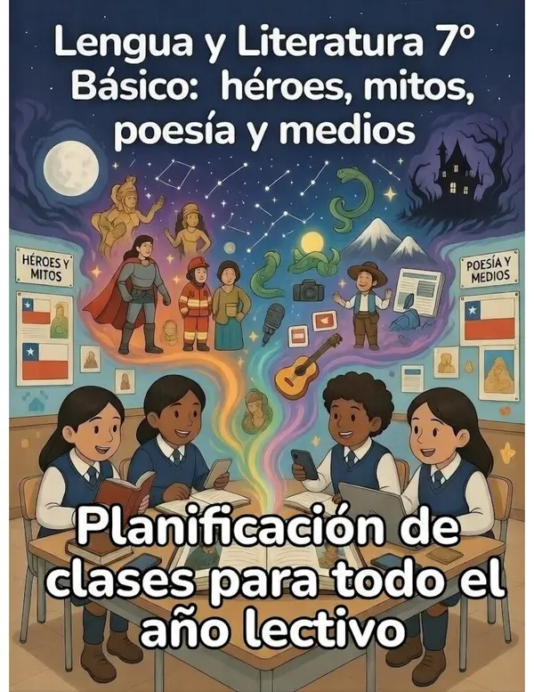 SÉPTIMO AÑO, PLANIFICACIÓN CLASE A CLASE PARA TODO EL AÑO LECTIVO