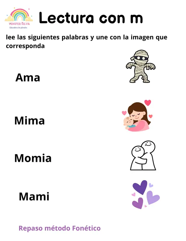 Repaso letra m