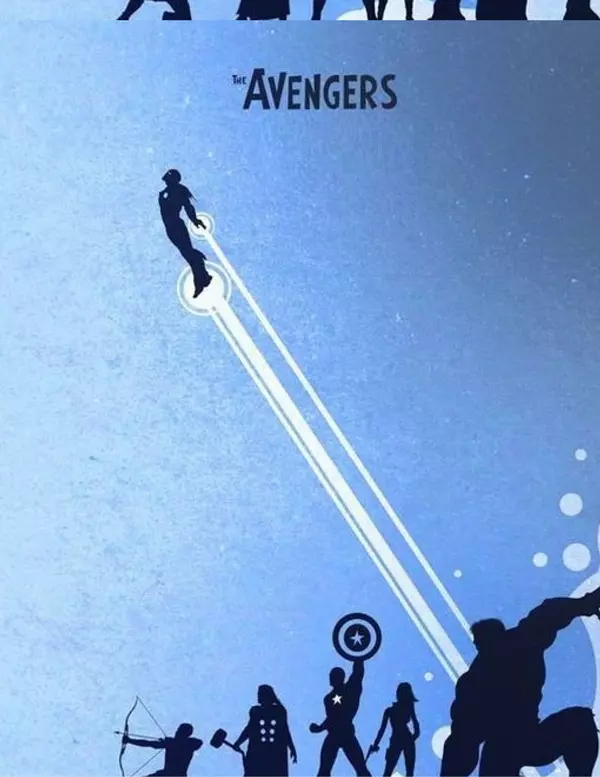 Plantilla Word  personalizada. The Avengers