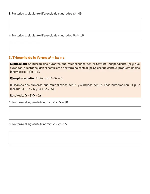 Repaso contenidos matematicas 2° medio