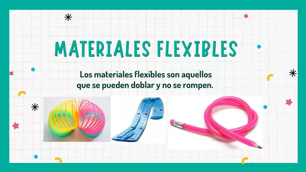 Materiales flexibles y rígidos 