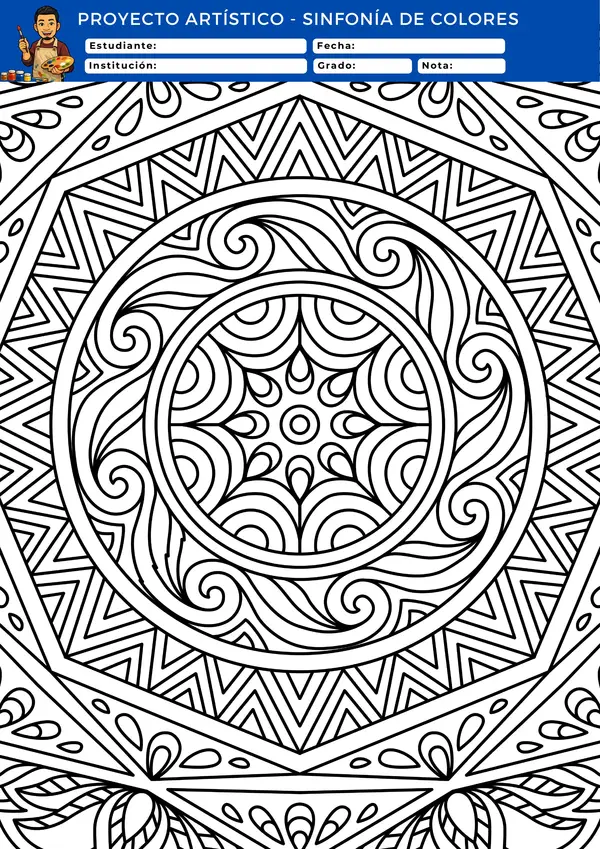 Sinfonía de Colores - Mandalas