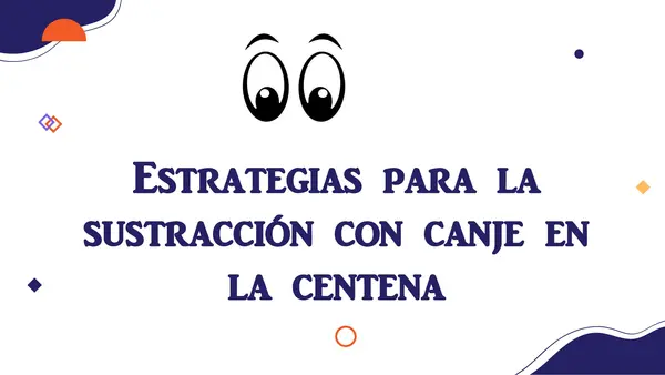 Sustracción con canje - Doble cero