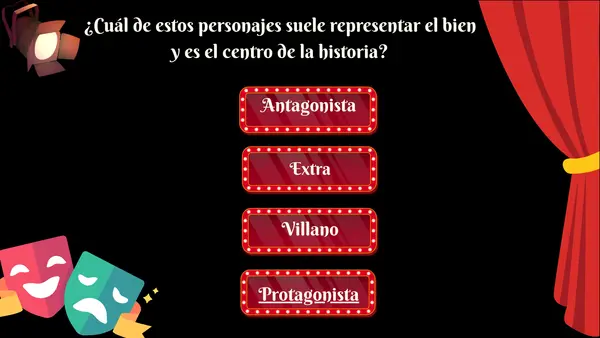 🎭 Trivia Interactiva: “Conociendo a los Personajes del Teatro”