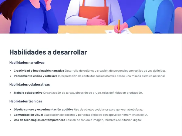 Proyecto Educativo: “2035: Relatos Sonoros desde el Futuro”