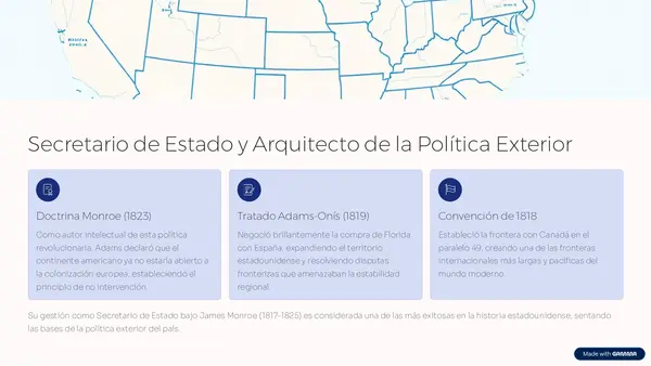 John Quincy Adams (Sexto presidente de EEUU)