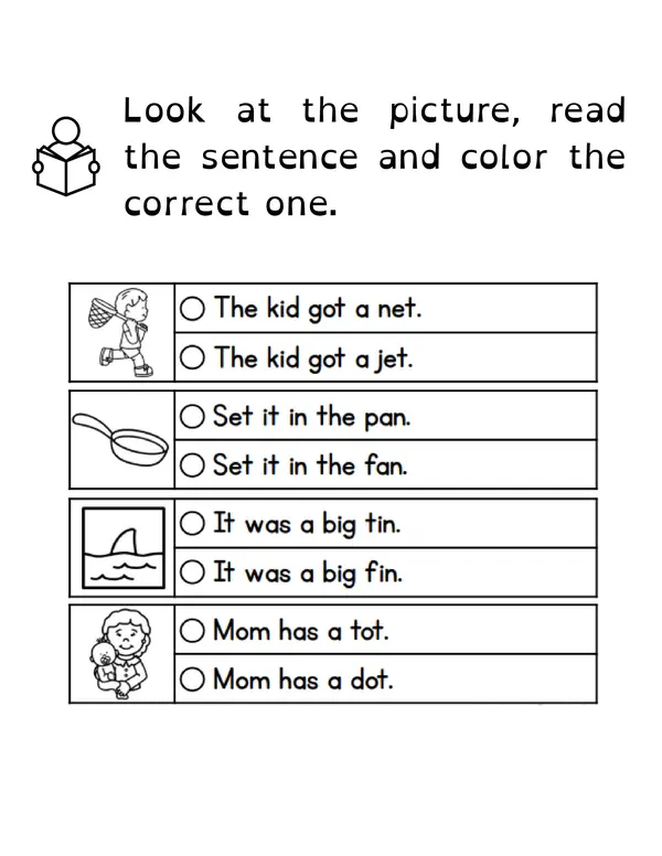 English Booklet 1st Grade