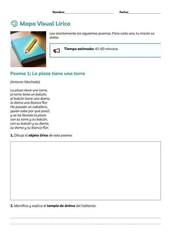 Mini evaluación de Género Lírico